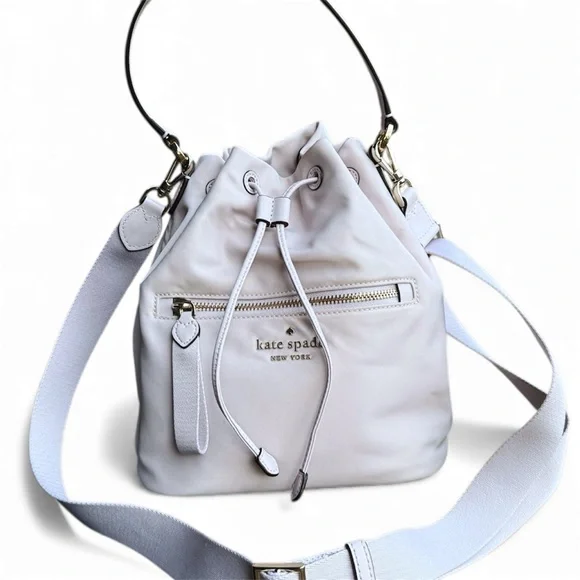 Kate Spade Chelsea Nylon Drawstring Bucket Bag - Picture 1 of 12